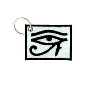 Porte Cle Cles Clef Brode Patch Ecusson Morale Horus Oeil Egypte Franc Macon