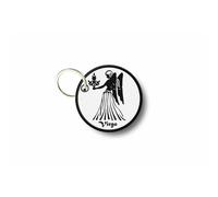 Porte Cle Cles Clef Brode Patch Ecusson Signe Zodiaque Vierge