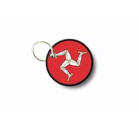 Porte Cle Cles Clef Brode Patch Ecusson Triskell Triskel Drapeau Ile De Man