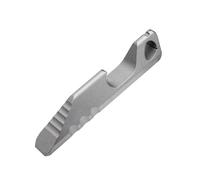 Porte-clé compact en métal avec décapsuleur intégré, design robuste et résistant à la corrosion, outil de poche multifonction en métal