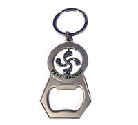 Porte-clé Croix Basque avec Décapsuleur - Souvenir Basque Pratique & Authentique (vert)