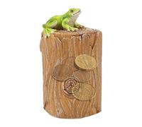Porte-clé de rechange - Statue décorative de jardin en forme d'animal - Figurine de stockage de clés cachées pour terrasse, jardin, terrasse, plus sûr en plein air
