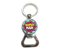 Porte clé décapsuleur "Super Mari" idée cadeau original, noël, anniversaire, fête, chéri, fiancé