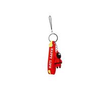 Porte ragonne Figurine Série Coréenne Squid Game Bracelet Silicone Rouge