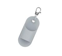 Porte-clé élastique pratique pour gloss à lèvres étanche - Design portable pour sacs à main - Solution de décoration - Clip en caoutchouc pour gloss à lèvres, gris, Taille unique