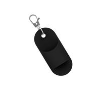 Porte-clé élastique pratique pour gloss à lèvres étanche - Design portable pour sacs à main - Solution de décoration - Clip en caoutchouc pour gloss à lèvres, Noir , Taille unique
