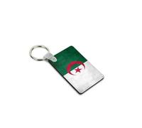 Porte-clé en bois Drapeau Algérien fennecs Algérie Muslim Allah Musulman coran Arabe Afrique Ref 1