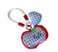 Porte-clé en forme de fruit de dessin animé pour poche, argent, boucles d'oreilles, portable, organisé, usage quotidien, porte-clés en tissu multi-usage, C, Beauté de masse