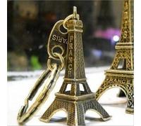 Porte-Clé En Métal Pour Femmes, 1 Pièce, Mignon, Tour De Paris, Porte-Clé, Breloque De Sac, Pendentif, Cadeau Souvenir Français