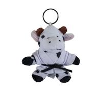 Porte n peluche Danrho Cow Lisa Blanc 10 cm