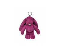 Porte n peluche Lapin Prune - 18 cm