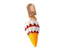 Porte Clé Femme Cute Food Keychain Resin Love Heart Cake Charms Keyrings For Women Men Car Key Handbag Pendant Chains DIY Accessories(PURPLE)