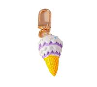 Porte Clé Femme Cute Food Keychain Resin Love Heart Cake Charms Keyrings For Women Men Car Key Handbag Pendant Chains DIY Accessories(Blue)