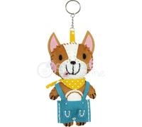 Avenue Mandarine Kit couture enfant Mini Couz'IN Tom le chien Porte-clé À partir de 7 ans