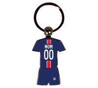 Porte Clé Football Paris Maillot Domicile 2024 2025 1 étoile Personnalisable avec Nom et Numéro - Idée Cadeau Unique pour Supporters