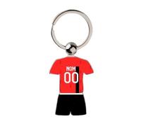 Porte Clé Football Rennes 2022 2023 Maillot Domicile Personnalisable Avec Nom Et Numéro