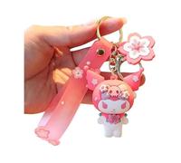 Porte Clé Kawaii Kuromi, Porte Clef Anime, Pendentif Porte-clés pour Enfants Fille,Porte-clés Accessoires de Sac,Accessoires de Sac