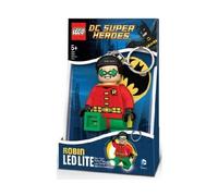 Porte clé Lampe de Poche : Robin 7.5cm - pour Lego - Jeu de Construction -Set Collector DC Comics avec Carte Offert