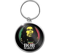 Porte-clé logo visage de Bob Marley Multicolore G