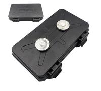 Porte-clé magnétique - 19 x 12,5 x 4,7 cm ABS et aimant | Mini boîte à outils en métal, porte-clés magnétique puissant pour se cacher, sécurité de la maison et du véhicule