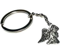 Porte Clé Métal Ange Gardien Ailé porteclef maison religions religieux clef voiture cadeau anniversaire homme femme enfant garçon fillette fête des mères mamans pères papas