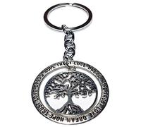 Porte Clé Métal Arbre de Vie Rêve Porte Clef Inscriptions Espoir Confiance Amour porteclef maison nature yoga tibétain clef voiture homme femme enfant garçon fillette fête des mères mamans pères papas
