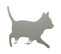 Porte-clé mural - 80 g Crochets mignons pour chat - Bâton adhésif portable - Crochet à roulettes pour chat - Support de rangement multifonction pour serviettes, écharpes, sacs, boutons de vêtements