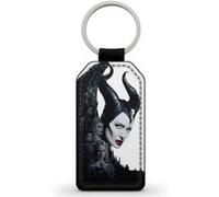 Porte-Cle Noir en Simili Cuir Leather Disney Malefique 2 Maleficent Noir G