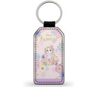 Porte-Cle Noir en Simili Cuir Leather Disney Rapunzel Tangled Raiponce Noir G