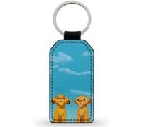 Porte-Cle Noir en Simili Cuir Leather Nala Simba Le roi Lion Disney Noir G