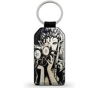 Porte-Cle Noir en Simili Cuir Leather Princesse Zelda Majoras Mask Noir G