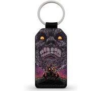 Porte-Cle Noir en Simili Cuir Leather Skull Kid Moon The Legend of Zelda Majoras Mask Noir G