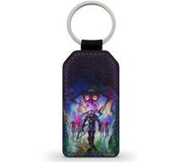 Porte-Cle Noir en Simili Cuir Leather The Legend of Zelda Majoras Mask Cover Noir G