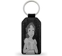 Porte-Cle Noir en Simili Cuir Leather Wendy Disney Fairy powder Noir G