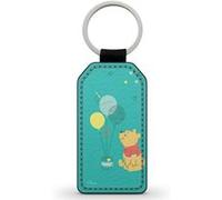 Porte-Cle Noir en Simili Cuir Leather Winnie the Pooh Honey Disney Noir G