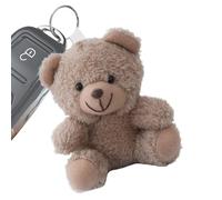 Porte-clé Ours - Porte-clé Nounours en Peluche & Charm, Doux de 12 cm pour Sac, Clés ou Voiture, Idéal Cadeau pour Couple ou Meilleur Ami
