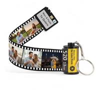 Porte clé pellicule photo. Porte clef personnalisable photo 10 photos. Cadeau personnalisé couple. Idee cadeau saint valentin. Secret Santa. Porte clef voiture et moto. Rouleau de Caméra. Film