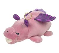 Nemu Nemu Animals - Peluche Dragon Rose - Peluche Animaux Extra Douce et Douillette - Doudou Dragon Conçu au Japon - Coussin Douillet - Taille S 18 cm