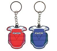 Porte-clé plastron Kwon Rouge 10,5 cm