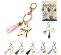 porte-clé pompon étoile - cmp mo0503 G