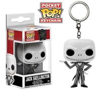 Porte-clé Pop! Disney Jack Skellington FUNKO - Blanc et gris - 4,5 cm