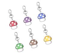Porte-clé portable en silicone pour gloss à lèvres - 6 couleurs - Facile à installer - Rouge à lèvres