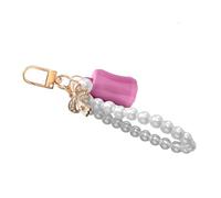 Porte-clé portable pour baume à lèvres - Clip à libération rapide - Design tendance - Compatible avec les voyages essentiels - Résistant à la corrosion - Porte-clés