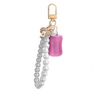 Porte-clé portable pour baume à lèvres - Clip à libération rapide - Design tendance - Compatible avec plusieurs marques - Essentiel de voyage - Porte-clé