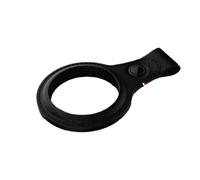 Porte-clé pour AirTag en Cuir Élégant Antichocs Decoded Noir