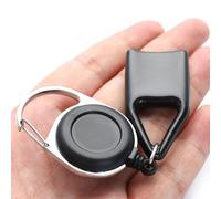 Porte-Clé Rétractable En Silicone,Accessoire Pour Fumer,Briquet,Laisse,Sécurité,Clip - Type Black1