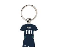 Porte Clé Rugby Écosse CDM 2023 Maillot Domicile Personnalisable avec Nom et Numéro