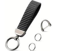 Porte-Clé Sangle pour Toyota Celica GT-Four ST205 Turbo 1994-1999 | Fermoir en D antivol avec anneaux fentes pour fixer la cle telecommande d'origine sans risque de chute ou perte.