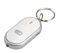 PORTE CLE SIFFLEUR KEY FINDER LUMIERE CLIGNOTANTE ROUGE