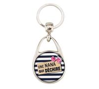 Porte clé Une nana qui déchire
